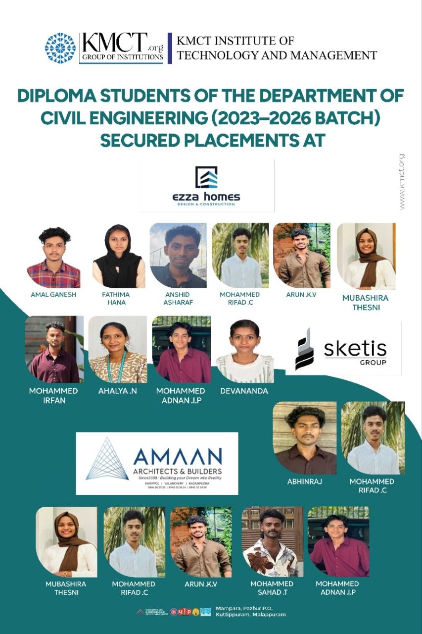 Celebrating Our Civil Engineering Placement Success (2023–2026 Batch)