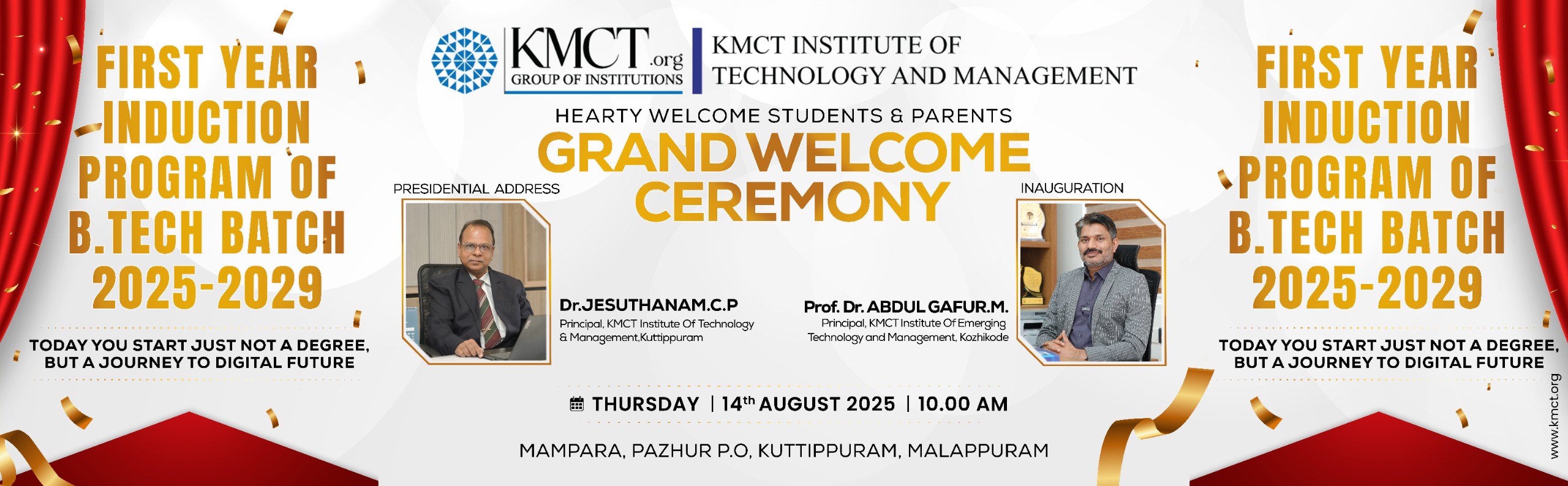 First year Induction Program 2025-29 Batch