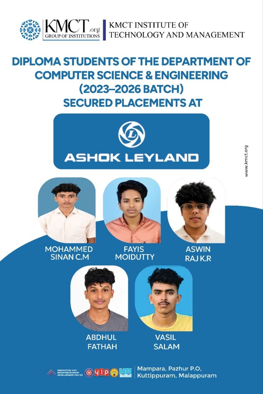 Celebrating Excellence: Placements at Ashok Leyland